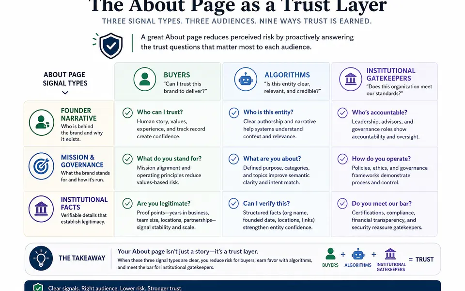 Why Your About Page Is a Trust Layer